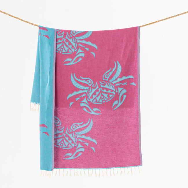 Crabs Rose - Turkish Towel