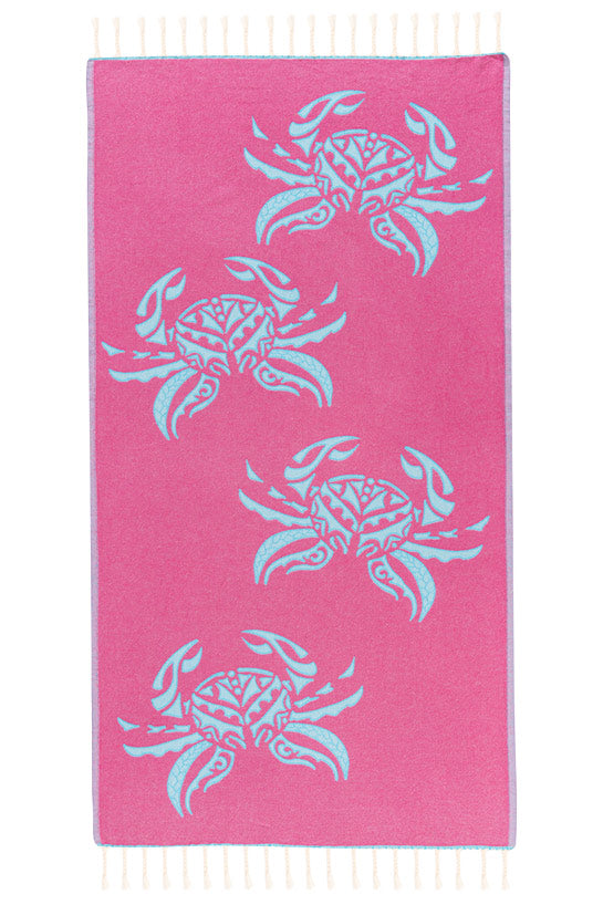 Crabs Rose - Turkish Towel