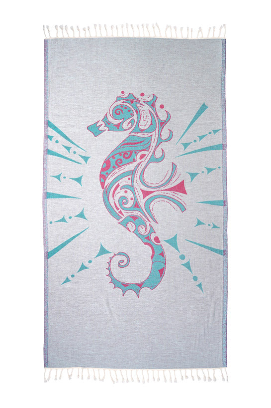 Seahorse Rose - Turkish Towel