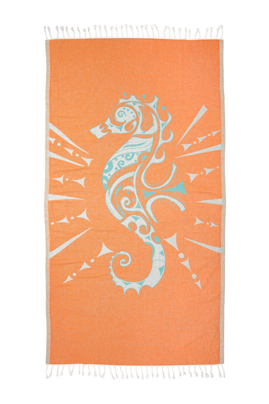 Seahorse Vert Pale - Turkish Towel