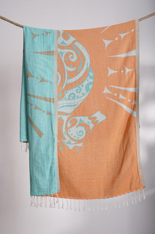 Seahorse Vert Pale - Turkish Towel
