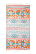 Aztec Pattern Orange - Turkish Towel